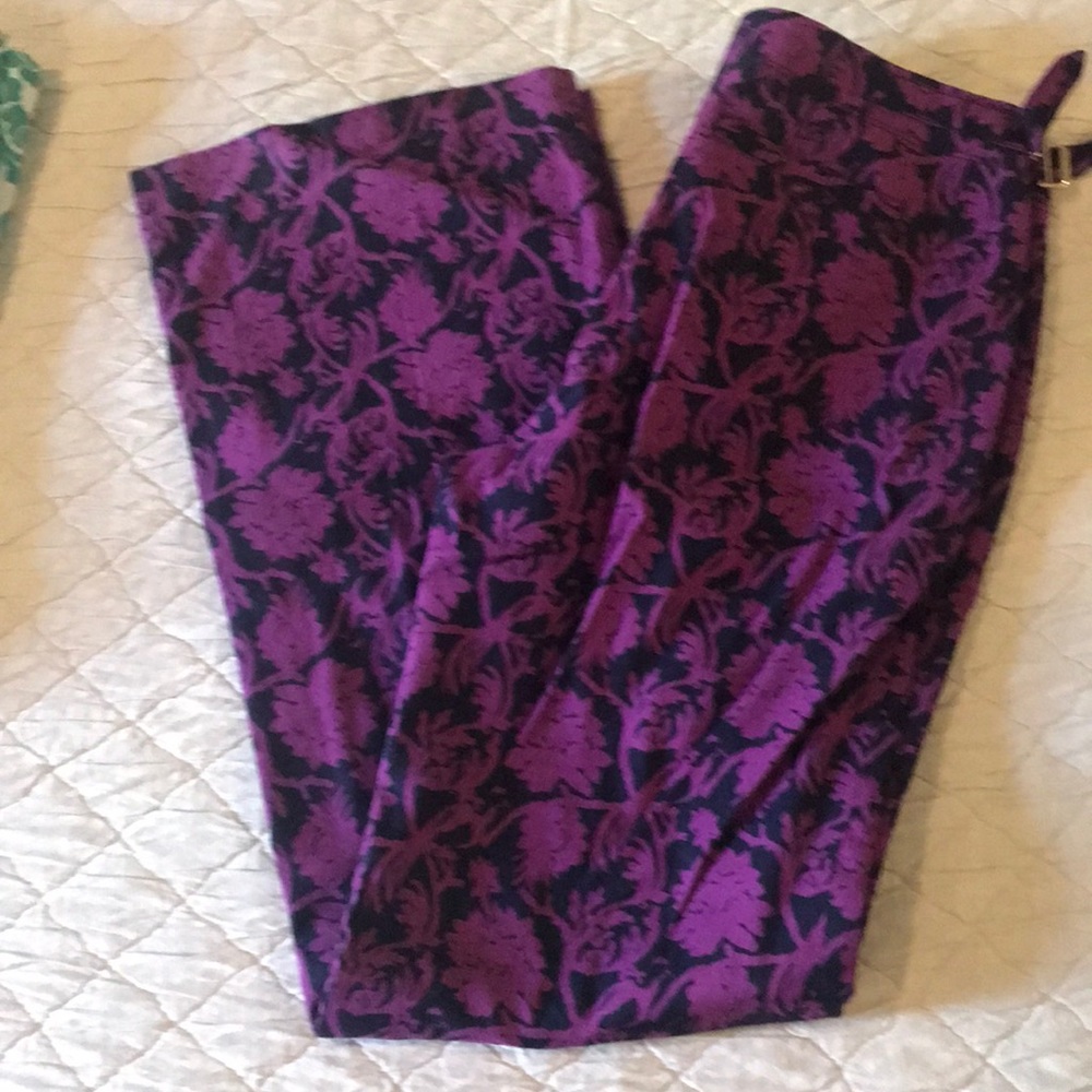 Tory Burch Floral Pants size 6